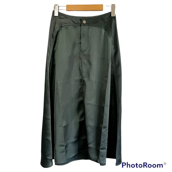 Lou & Grey Dresses & Skirts - LOU & GREY Emerald Green Satin Silky Long Skirt